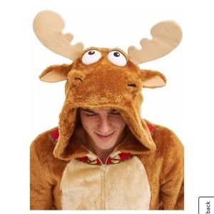 Men’s Reindeer Onesie Size Large